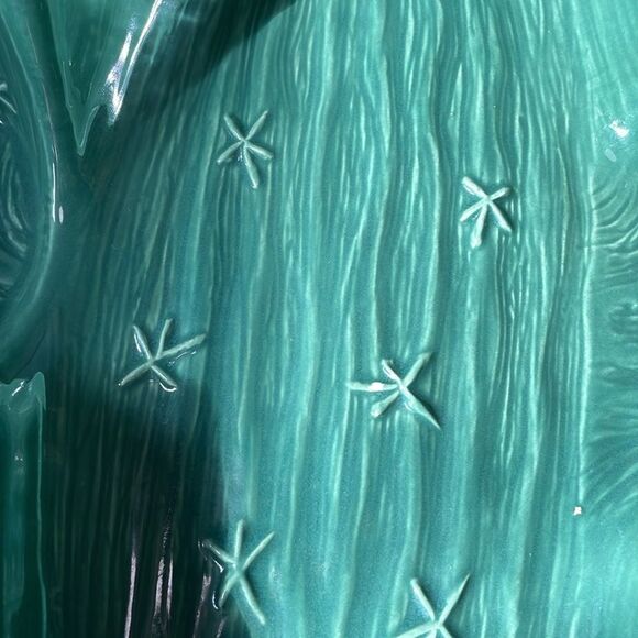 Treasure Craft Made in USA Cactus Shaped Green Ceramic Dish/Planter - Picture 4 of 13